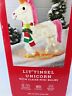 741895727305 Wondershop Tinsel Lit Unicorn With Scarf Holiday Yard