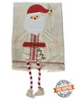 7437357846860 Mud Pie Santa Dangle Leg Towel Home Garden