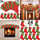 745780016345 Ivenf Pack Snowflake Mini Christmas Stockings Gift Card
