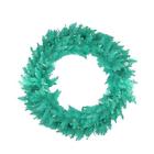 762152080407 Vickerman Seafoam Ashley Spruce Christmas Wreath Clear Green