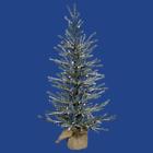 762152297355 Vickerman Frosted Angel Pine Artificial Christmas Tree Unlit