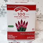 764878665012 Holiday Time Pink Mini Lights Christmas Wedding Patio