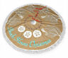 765236378643 Freehotu Beach Coral Christmas Tree Skirt Gorgeous Edge