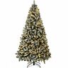767720029376 Hollo Star Snow Artificial Christmas Tree With Led