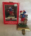 781544 Potpourri Designs Golfing Santa Cast Iron Handpainted Christmas Stocking Hanger