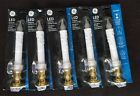 78241 Ge Five Led Flickering Window Flameless Candles Battery Powered With