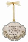 Aw315 785525294041 Unbranded Amazing Friend Christmas Ornament On Ribbon New