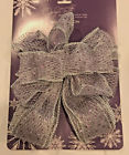 789601141311 Jaclyn Smith Winter Wishes Christmas Tree Topper Bow
