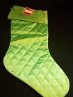 789601150344 Holiday Time Satin Lime Green Quilted Geometric Circles