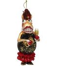 79-80501 December Diamonds Lady Donkey In Party Dress Glass 807962805014