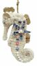 79-80857 December Diamonds Sandy Seahorse Sequined Christmas Holiday Ornament 807962808572