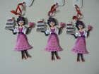 795902100704 Hallmark Girl With Food And Present Ornament Set