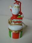 795902160814 Hallmark Santa Hohoho Trinket Box Ornament Christmas Riding