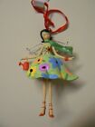 795902216368 Hallmark Ornament Garden Angel Green Dress Silver Wings