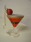 795902218867 Hallmark Ornament Santa Suit Martini Cocktail Ball