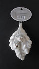 798034297632 Trimmerry Christmas Ornament Whiteglass Glitter Oak Leaf Acorns