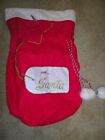 X39.5 80025 Dei Hallmark Giant Santa Plush Gift Bag Christmas Size Nwt