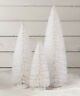 801836148290 Bethany Lowe Christmas Winter White Flocked Bottle Brush