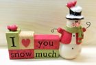 809678101732 Blossom Bucket Snowman Love You Snow Much Block