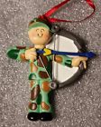 811823012701 Ornament Central Personalized Male Hunter With Bow Camouflage
