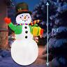 812355033363 Joiedomi Foot Snowman Inflatable With Present Gift Box