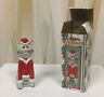 81437 World Bazaars Inc Holiday Collection Christmas Cat Figurine New