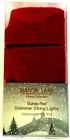 818369022553 Manor Lane New Red Burlap Shimmer String Lights