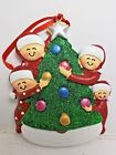 819476013229 Ornament Central Personalized Family Four Decorating Tree Christmas