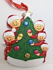 819476013236 Ornament Central Personalized Family Five Decorating Tree Christmas