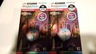 83334 Gemmy Led Lightshow Projection Kaleidoscope Multicolor Light Set Of Two