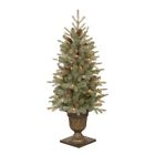 83437 Potted Artificial Christmas Tree Feet Spruce Lights Holiday 0729083283437