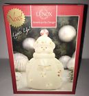 838385 Lenox Seasons Sparkle Lit Porcelain Snowman Figurine American By Design
