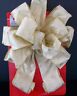 840026069168 Home Accents Large Gold Glitter Snowflake Wired Edge