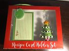 841418117467 Msc Christmas Diamond Tree Recipe Holder Set New