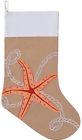 842532309a Enterprises Coastal Appliqued Starfish Linen Look Inch Christmas 008246053880