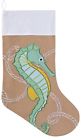 842532309b Enterprises Coastal Appliqued Seahorse Linen Look Inch Christmas 008246053897