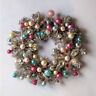 844828103884 Glitterville Glass Reflector Ball Wreath Vintage Spring Easter