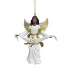 847780 Holiday Living African American Angel Joy Ornament Christmas 805780339698