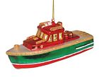 852-70 Cape Shore River Boat Blown Glass Christmas Holiday 096164852708