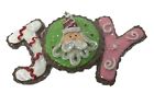 852663107486 Ayhd Joy Christmas Cheer Tree Ornament Santa Cookie
