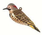 874504002798 Cobane Flicker Woodpecker Bird Hand Blown Glass Christmas