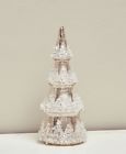 876339 Lighted Glass Christmas Tree Mercury Fairy Snow Holiday 7110108876339