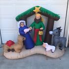87876 Gemmy Nativity Airblown Inflatable By Never Used
