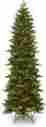 879891 Unbranded Christmas Tree 7.5 Foot Prescott Pencil Slim Clear Lights 749363879891