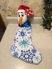 88208 Gemmy Rare Disney Frozen Olaf Singing Christmas Stocking New Animated