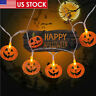 884110115768 Unbranded Halloween String Lights Pumpkin Skull Ghost Bat