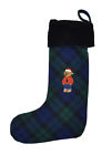 886087312485 Ralph Lauren Polo Tartan Plaid Embroidered Bear Christmas