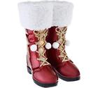 889526104092 Test Rite Illuminated Santa Boots Fabric Glitter Accents