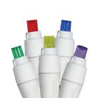 910025 Colorrite Multi Color Led Light String With White Wire