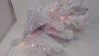 93422346177 Northlight Snow White Artificial Christmas Tree With Multicolor
